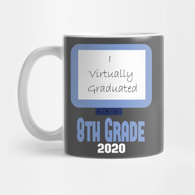 I Virtually Graduated in 2020 Youth Short, Funny Gift Idea, Quarantine, Stay at Home by wiixyou